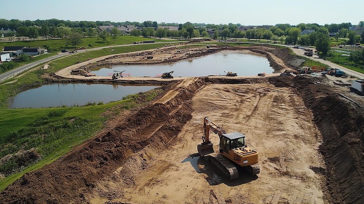 pond construction