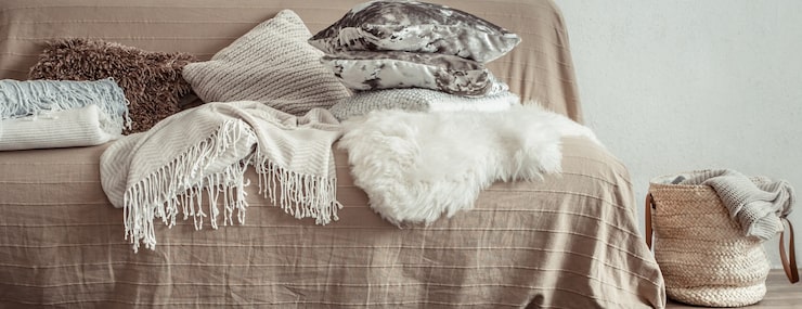 woven throw blanket
